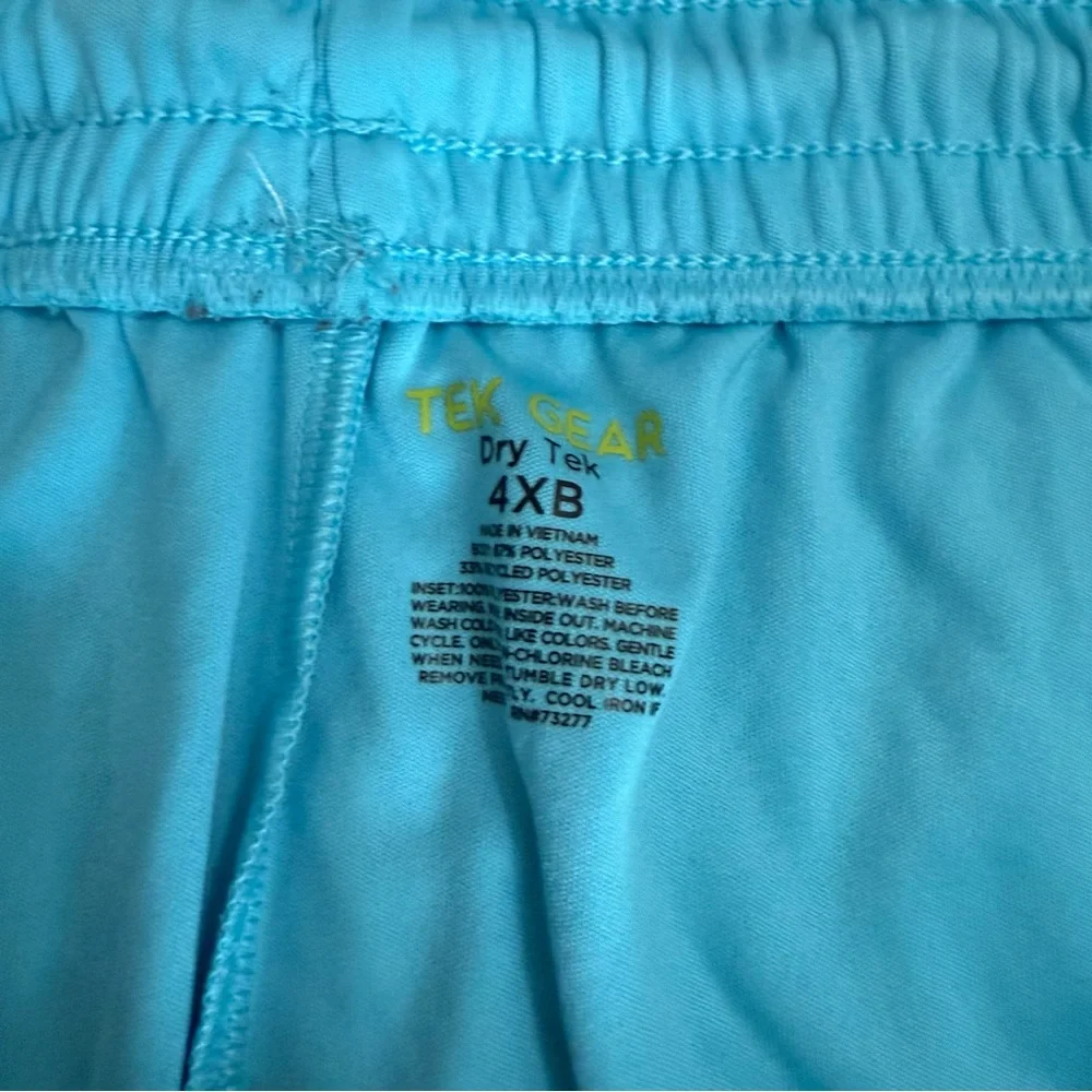 Men’s Tek Gear Dry Tek Blue Athletic Shorts 4XB